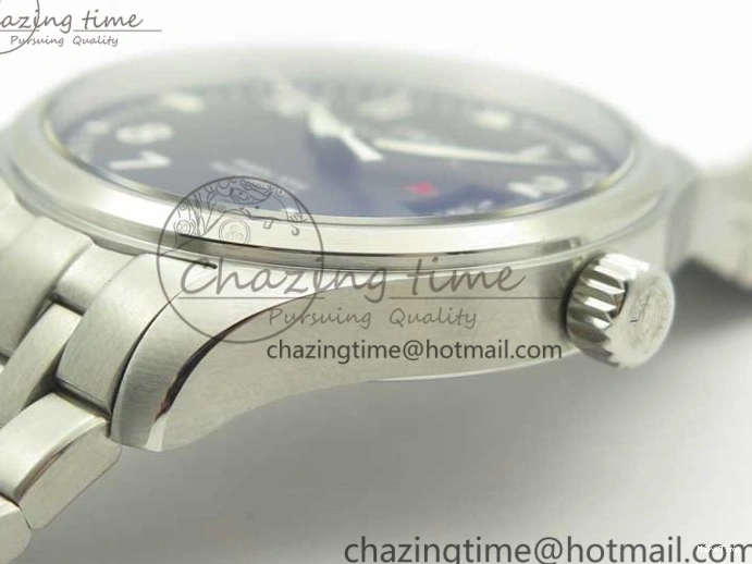 MIROTIME 0326 Mark XVII IW326504 MKS 1:1 Best Edition Black Dial On SS Bracelet MIYOTA 9015 V Durable 7210